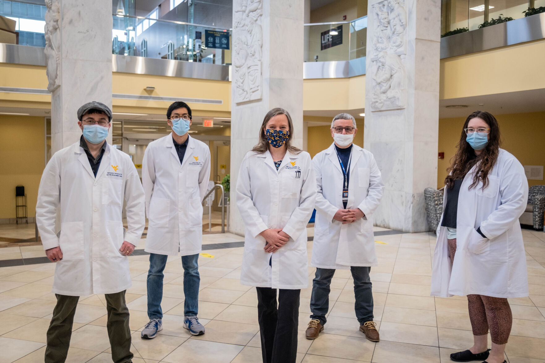WVU School of Medicine team that will work on fighting antibiotic-resistant infections with the $1.4 million-grant.